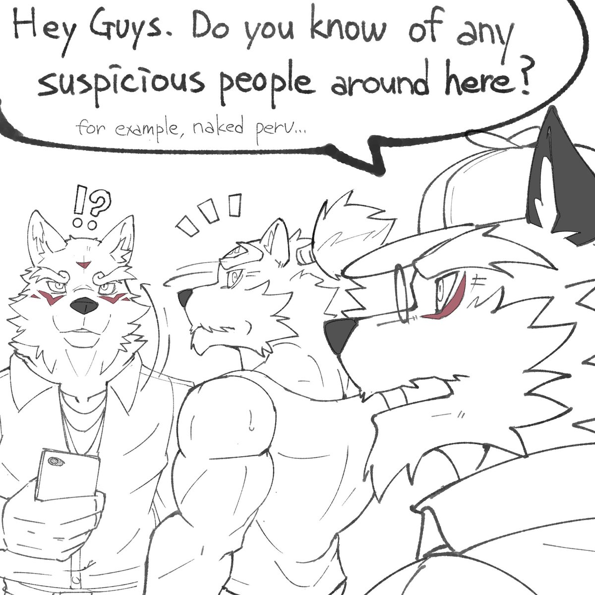 urakata5x's tweet photo. It seems the unlucky detective ended up interviewing the culprits directly.
Character by https://t.co/xzSe44cR4F and Fletcher Kane from Fortnite https://t.co/TSUFvmpE5w