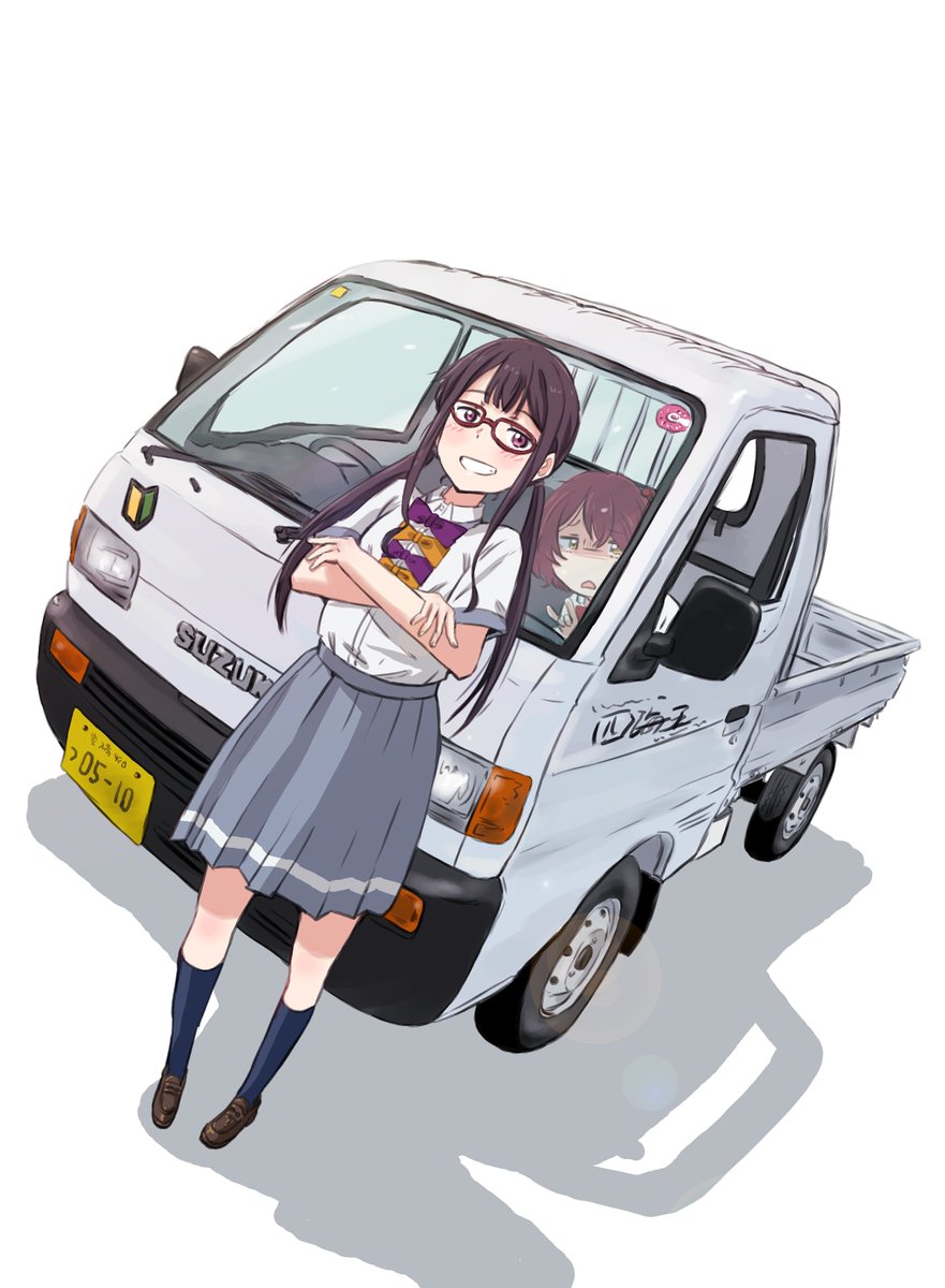 「MTで軽トラといえば古都先輩。」|まるよのイラスト