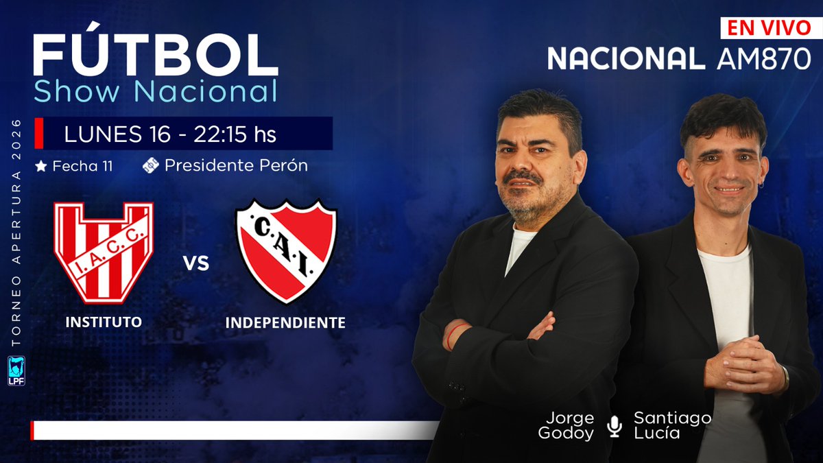 Fútbol Show Nacional | AM870 tweet media