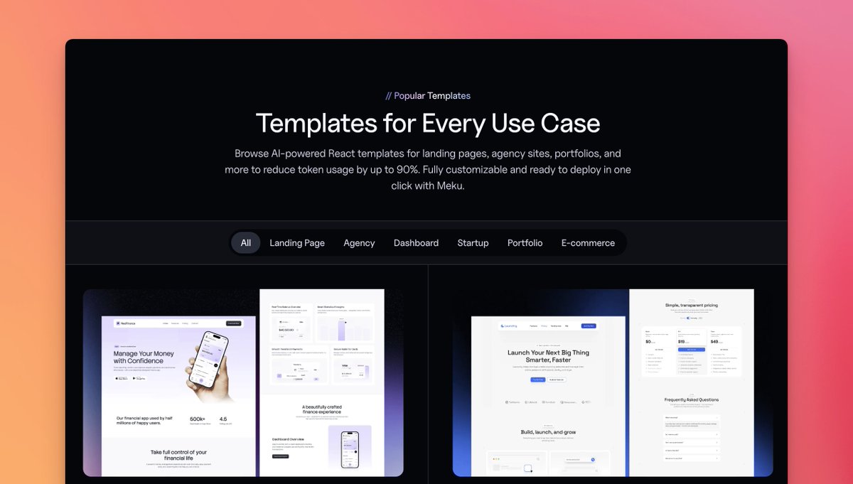 Meku.dev tweet media