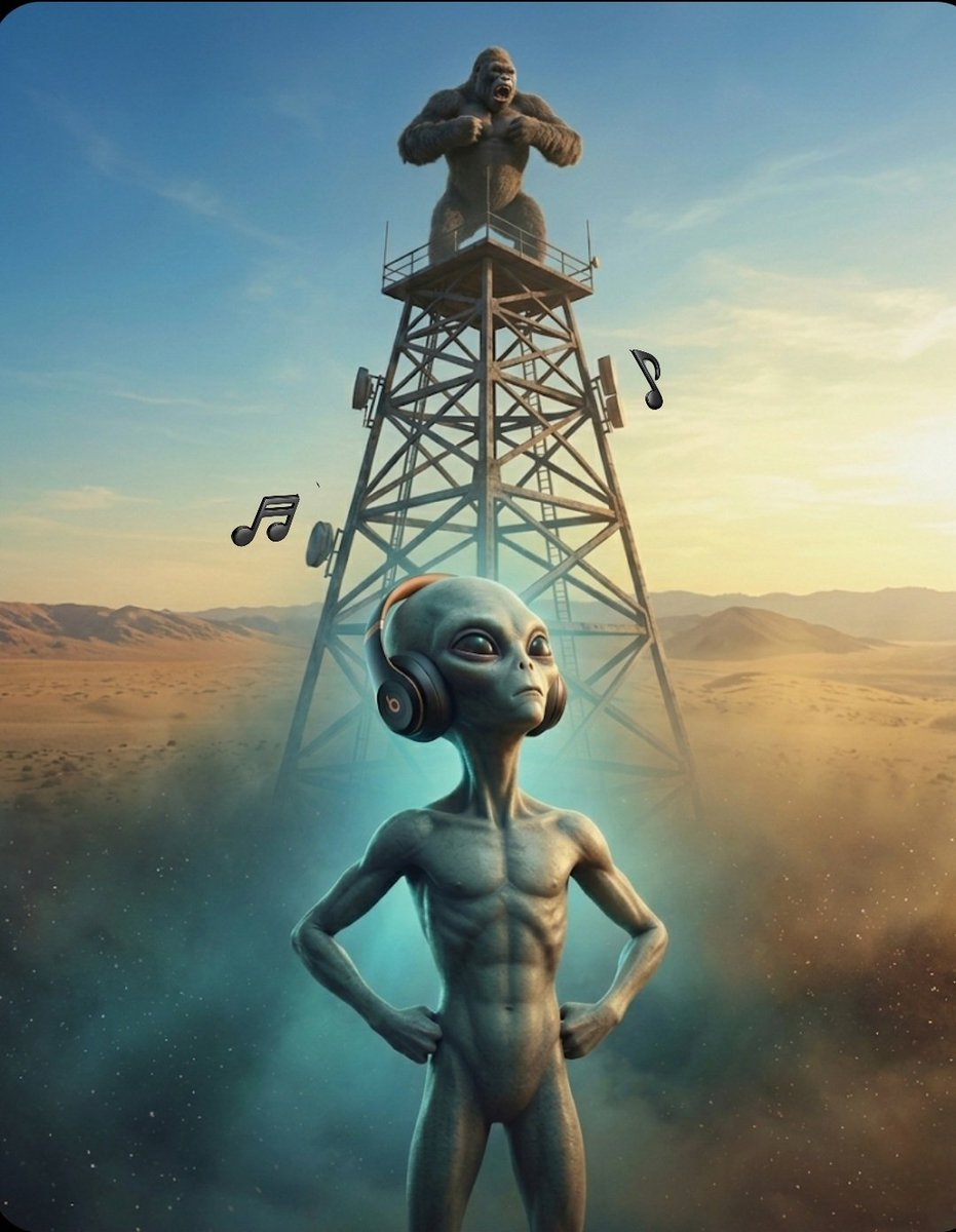 It is Monday, IT has absolutely no idea what that ape is up to, but if IT had to guess, probably monkey business. Anyways, IT hopes you have a wonderful day. Be well humans. 
youtu.be/Wr2A5HrYt9s?si…
🎵🎶🎵🎶🎶🎶🎵🎵🎵🎵🎶🎶👽