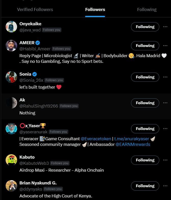 wlfi_foundation's tweet photo. "Day 2 of following back everyone "
I finally  find and followed back that one  🥳
                         🫵next
👉followers=following challenge👈 https://t.co/S9d04wss5k