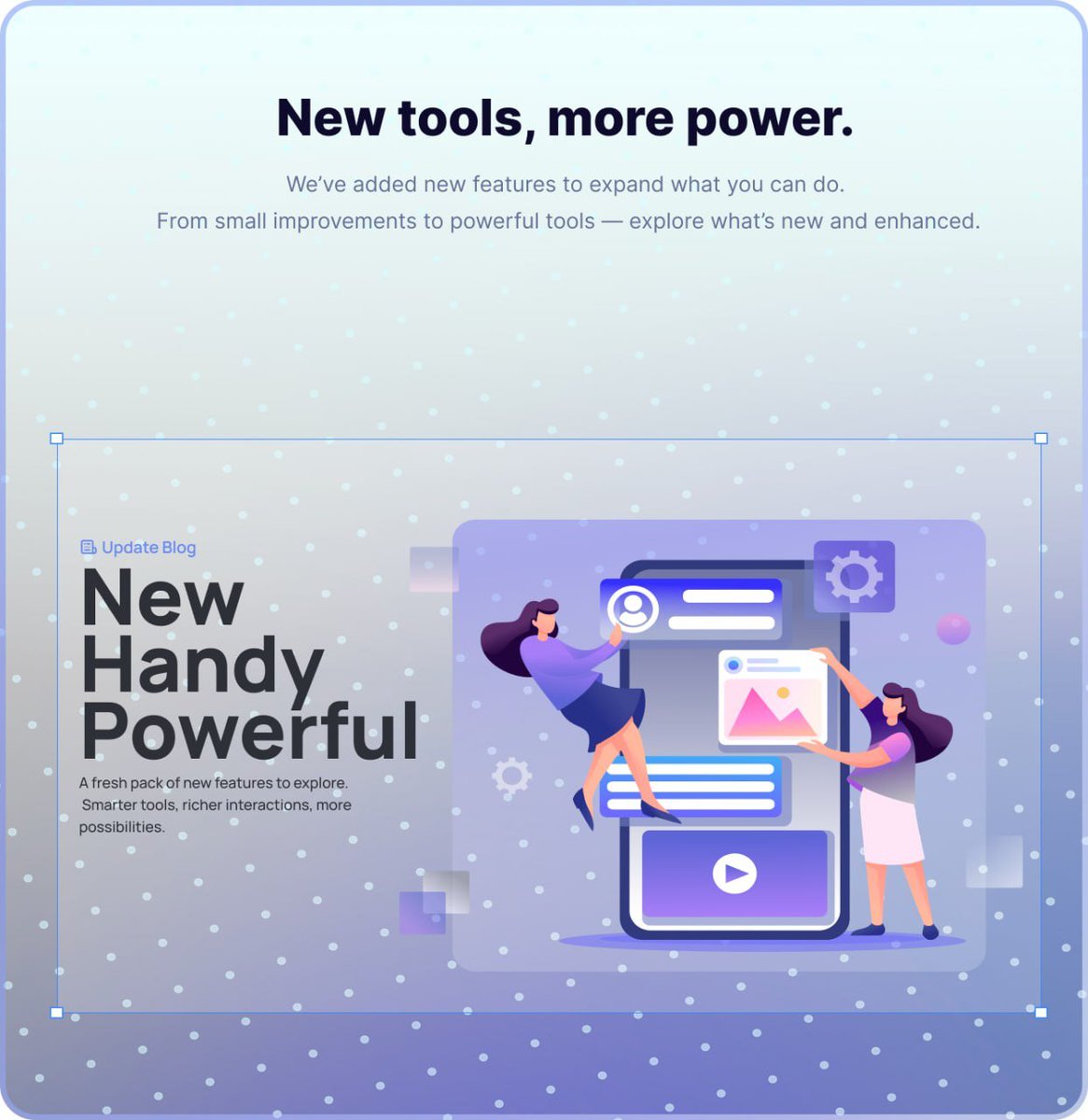 waaakohq's tweet image. 💡 Small upgrades, big impact!

From smarter tools to richer experiences — explore all 
the new ways we’ve upgraded your app journey.

#UpdateAlert #AppFeatures #PowerTools