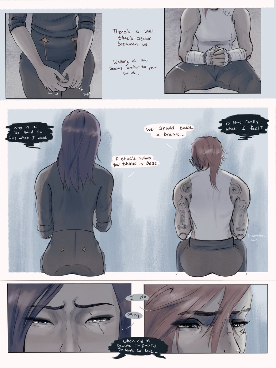 Happy #caitviangstweek
Break up era we got some emotionally unavailable Caitvi 💔
 #caitvi #arcane