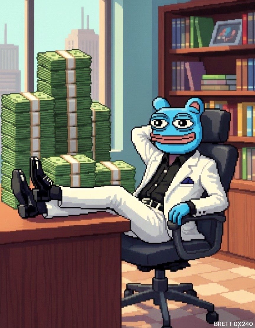 Still catching bids.
Whales still accumulating — even in this horrible market.

Chart ✅
Narrative ✅
Chain ✅
Community ✅

If you see all this with $BRETT(ETH) and you’re still sidelined… NGMI.

<a href="/brettether/">Brett (ETH) | ARMY | OG</a>