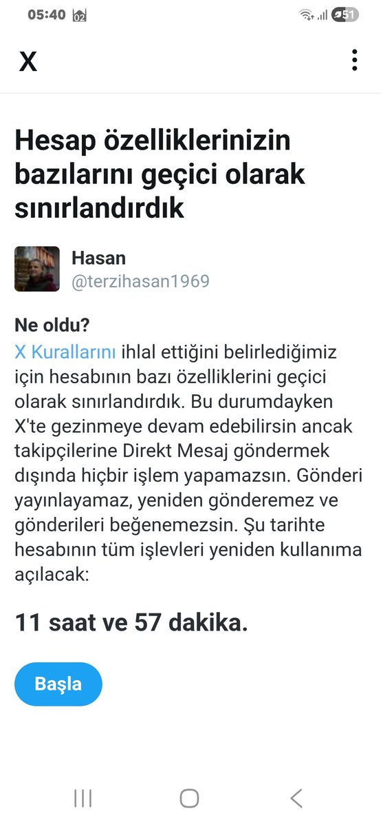 terzihasan1969's tweet photo. Sizden ricam destek lütfen hesabıma kısıtlama geldi 

@terzihasan1969 https://t.co/VuMfCnXDwr