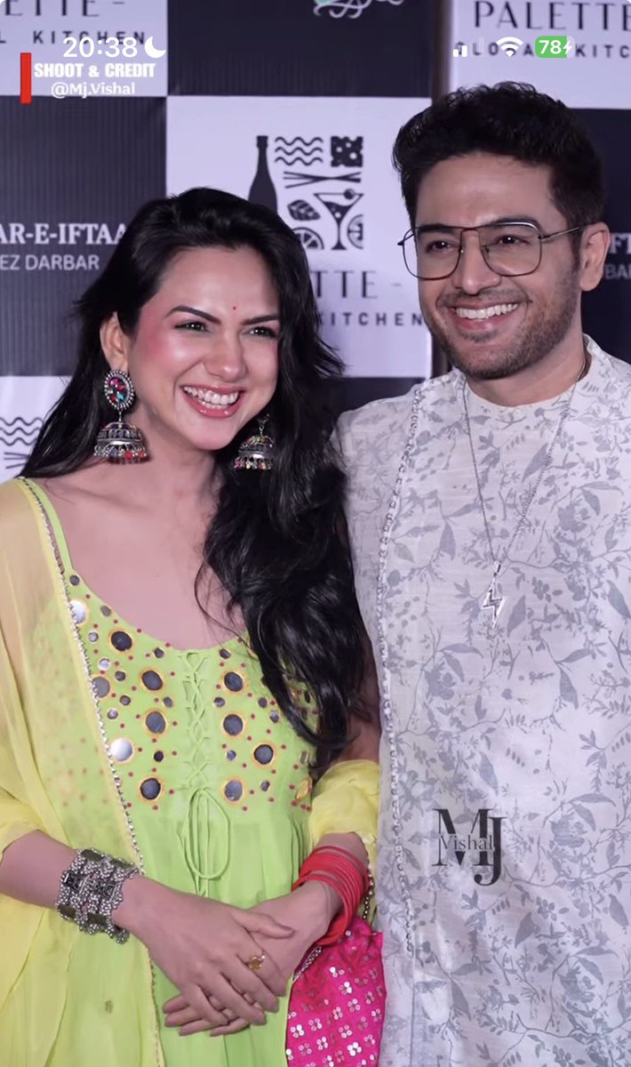 The prettiest couple in town ❤️❤️#GauravKhanna