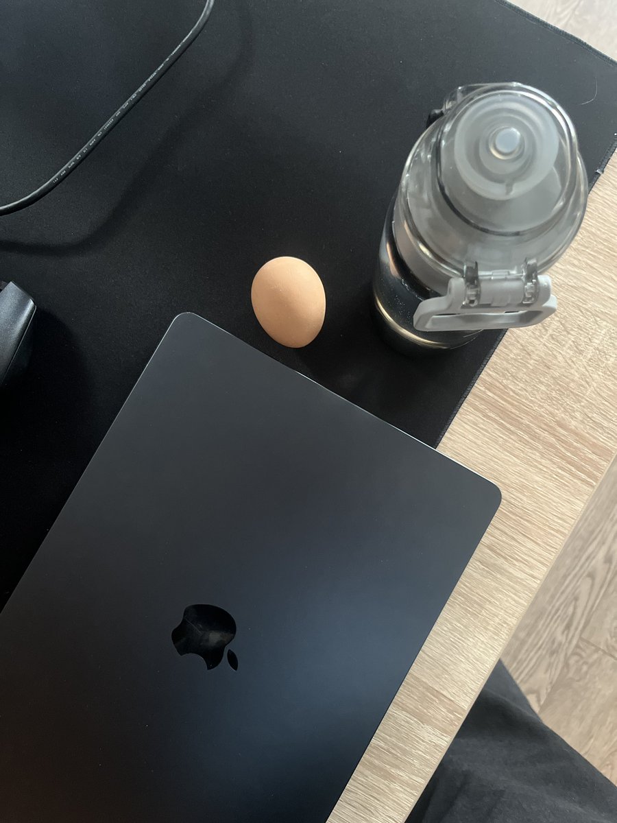 day 3 of bringing an egg to the office