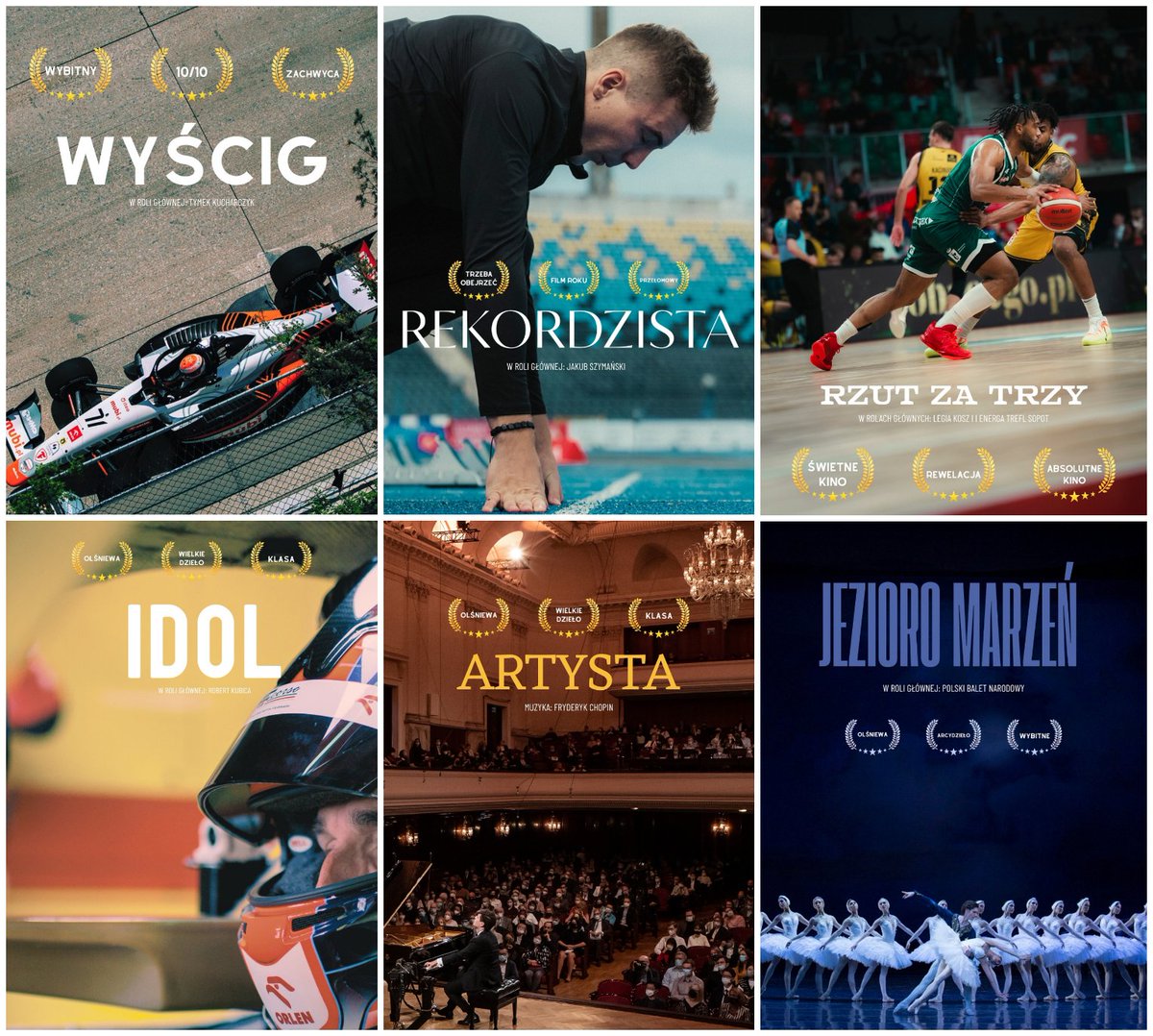 Na Insta <a href="/TeamORLEN/">ORLEN Team</a> pytają, który z tych filmów chcielibyśmy obejrzeć najbardziej. Do wyboru jest 6.

Ja nie musiałam się zastanawiać..

PS. jestem przekonana, że Robert Kubica i jego historia będą kiedyś tematem filmu. "Idol" byłby bardzo trafnym tytułem 😊