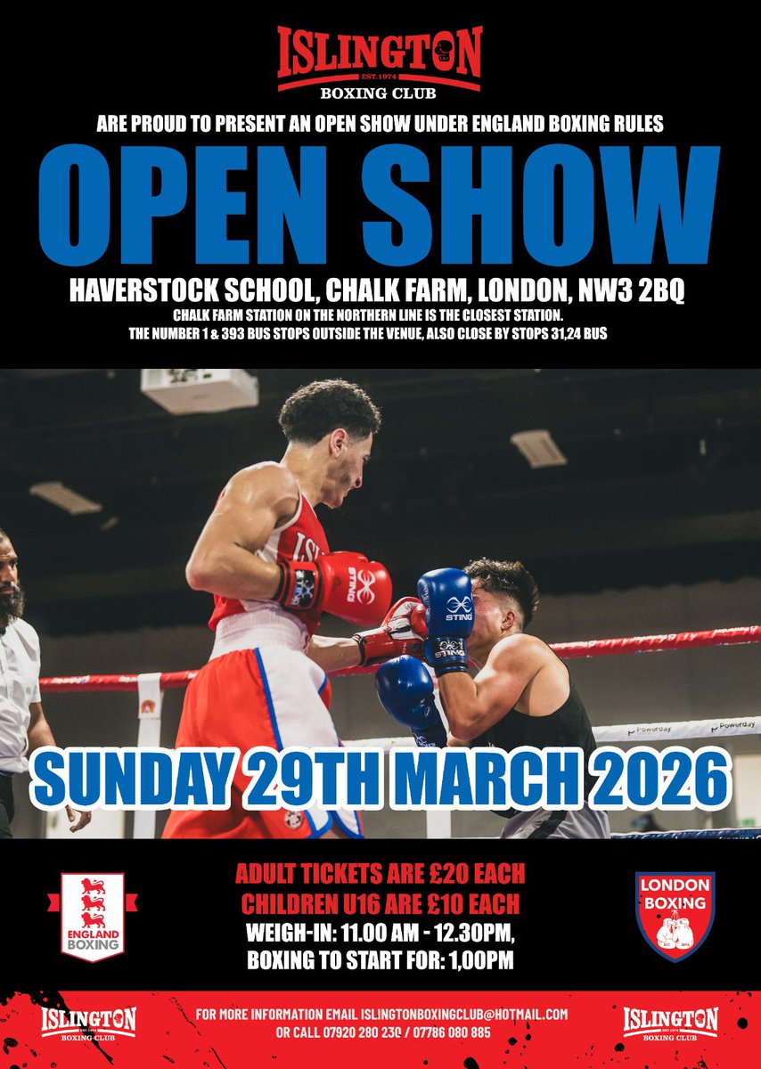 Islington Boxing Club tweet media