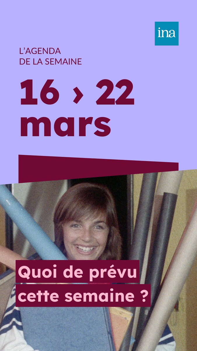 Ina_audiovisuel's tweet image. ✨Quoi de prévu à l’#INA cette semaine ? 
📽️🧑‍🍳 Salon, 📚Rencontre littéraire, 🎧 Podcast, 🎬 Festival… 
Une semaine riche en découvertes ! 
L’agenda complet est en commentaire, ne le manquez pas !👇