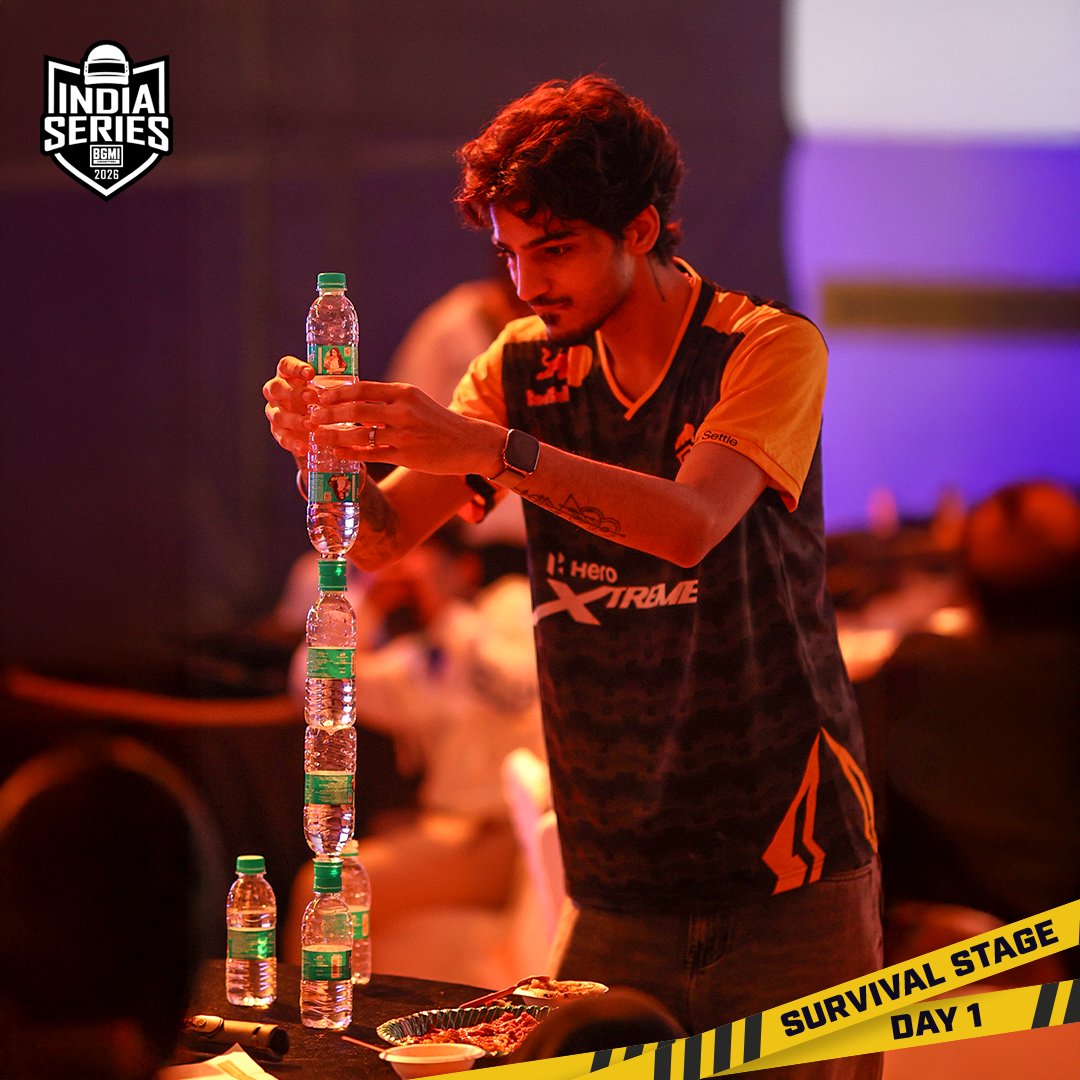 KIEOFFICIAL_'s tweet photo. Survival Stage Day 1 brought the heat. 🔥
High-pressure fights, clutch moments, and teams battling to stay in the race for the Grand Finals.
One more day to decide it all.
#BGIS2026 #BreakingBoundaries #KraftonIndiaEsports #BGMI https://t.co/noz2Se0jxC