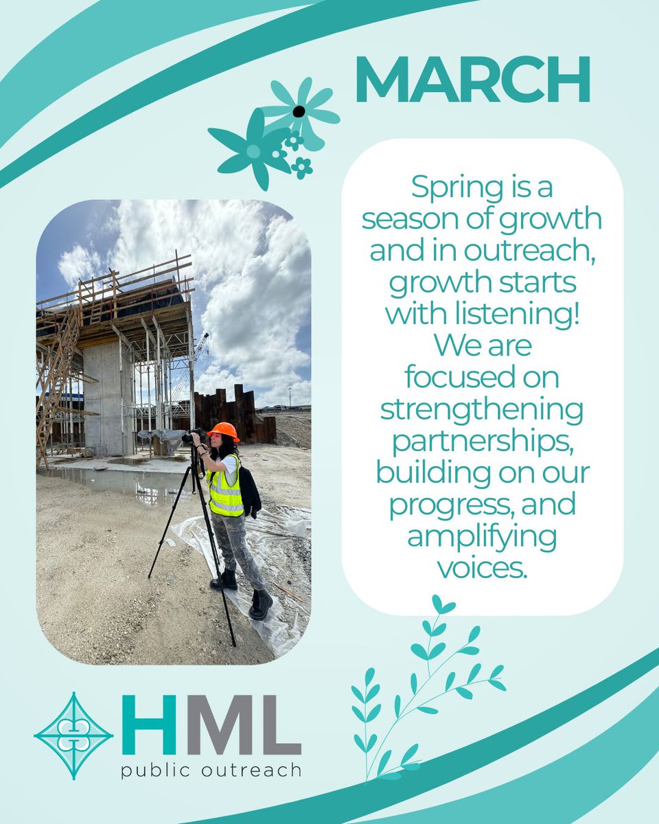 HML_Outreach's tweet photo. March: planting seeds for what’s next 🌷
Here's a peek of what we've got on the docket:

-Host community events and pop ups
-Advance projects to key milestones
-Spotlight our team in honor of Women’s History Month
-Celebrate St. Paddy's Day with a little extra team spirit 🍀 https://t.co/bz6AkHVJSq