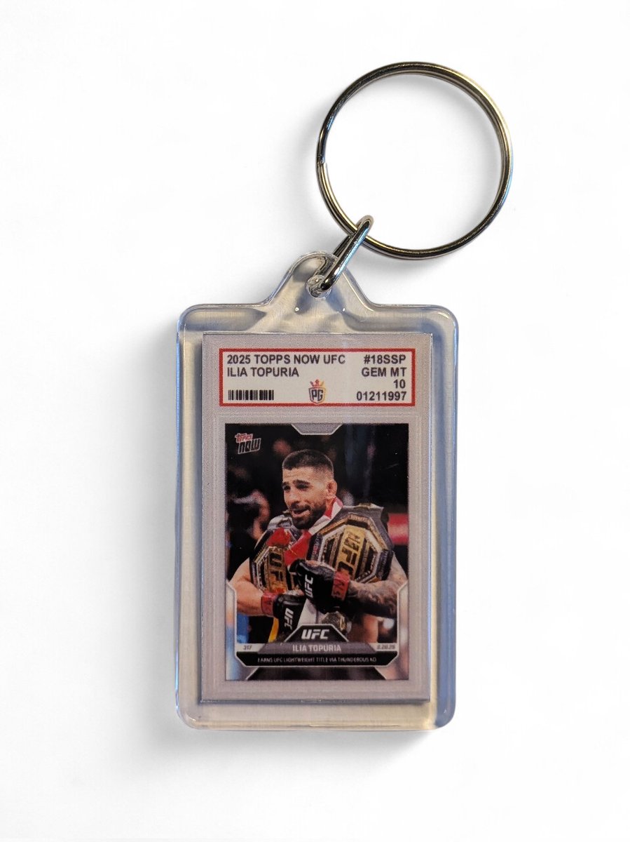 PGK_Keychains's tweet photo. @3bangerbreaks @kirkseguin71 New drops on our eBay Store ➡️ https://t.co/PGHefMBjli

♦️ SHOHEI OHTANI 2023 TOPPS ALL ACES
https://t.co/ltHiG3YVue

🥊 ILIA TOPURIA 2025 TOPPS NOW UFC
https://t.co/TkYedslFst

🥊 ILIA TOPURIA 2025 TOPPS CHROME UFC TITANS
https://t.co/oX2DQjkFax

$15 bucks each or 2 for $25 🔥 https://t.co/giyfbF5rDA