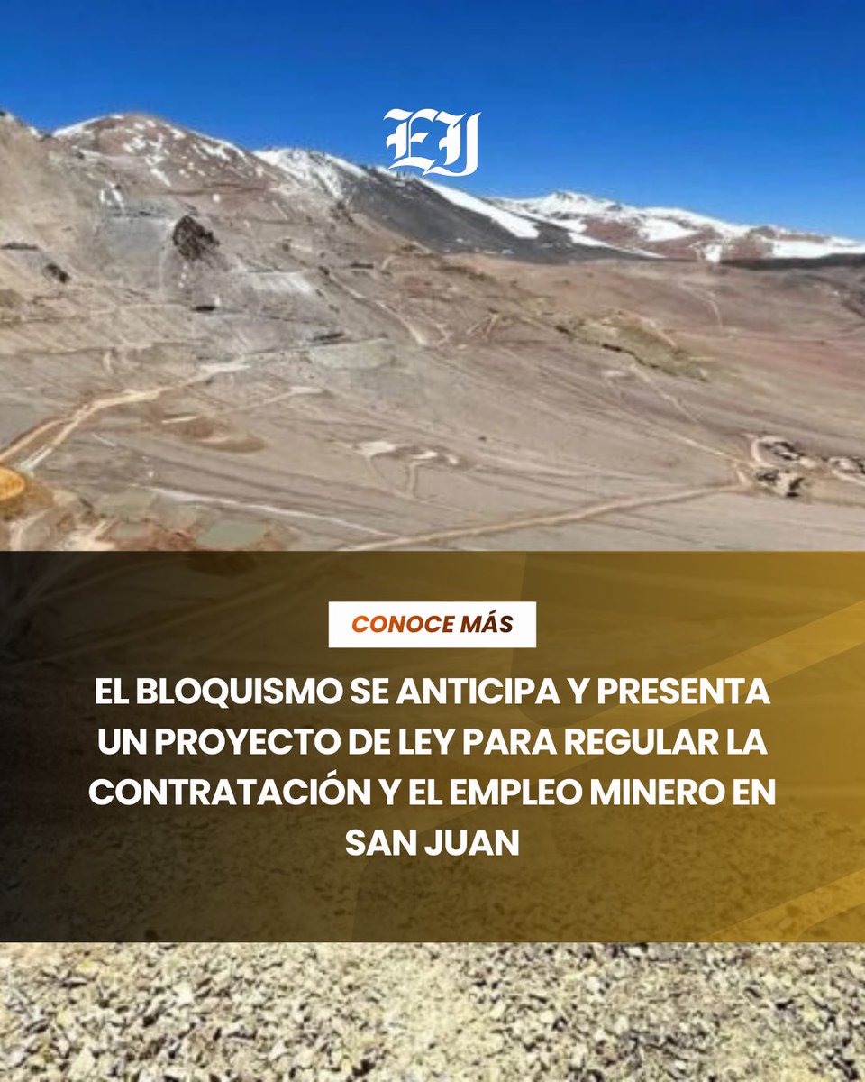 inversorener's tweet image. 🏛️ San Juan impulsa un régimen para fortalecer el empleo minero local

🔗 elinversorenergetico.com/el-bloquismo-s…

#SanJuan #Minería #EmpleoLocal #Proveedores #Vicuña #Iglesia #DesarrolloLocal #Industria #Inversiones #Argentina