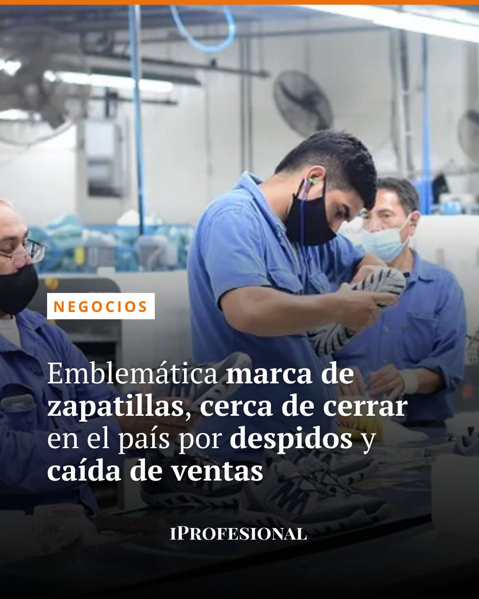 iProfesional's tweet image. 👟 Topper, histórica marca de zapatillas, enfrenta su peor crisis: la planta de Tucumán podría cerrar tras despidos y caída de ventas.

🔗 Leé la nota 👉🏻 mrf.lu/0p_9

#Topper #Zapatillas #Argentina #Industria