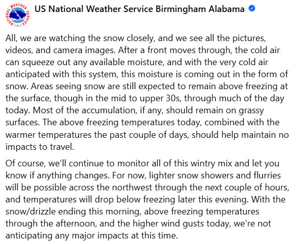 NWS Birmingham tweet media