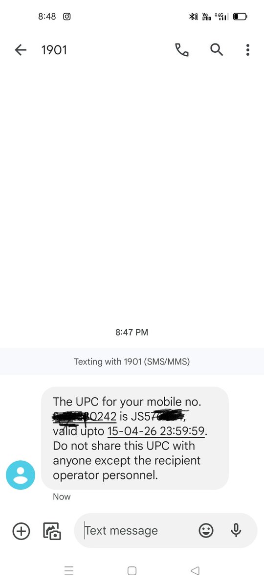 KrishnaD16183's tweet photo. @JioCare jio to Airtel Port https://t.co/lPKpDIlF3Y