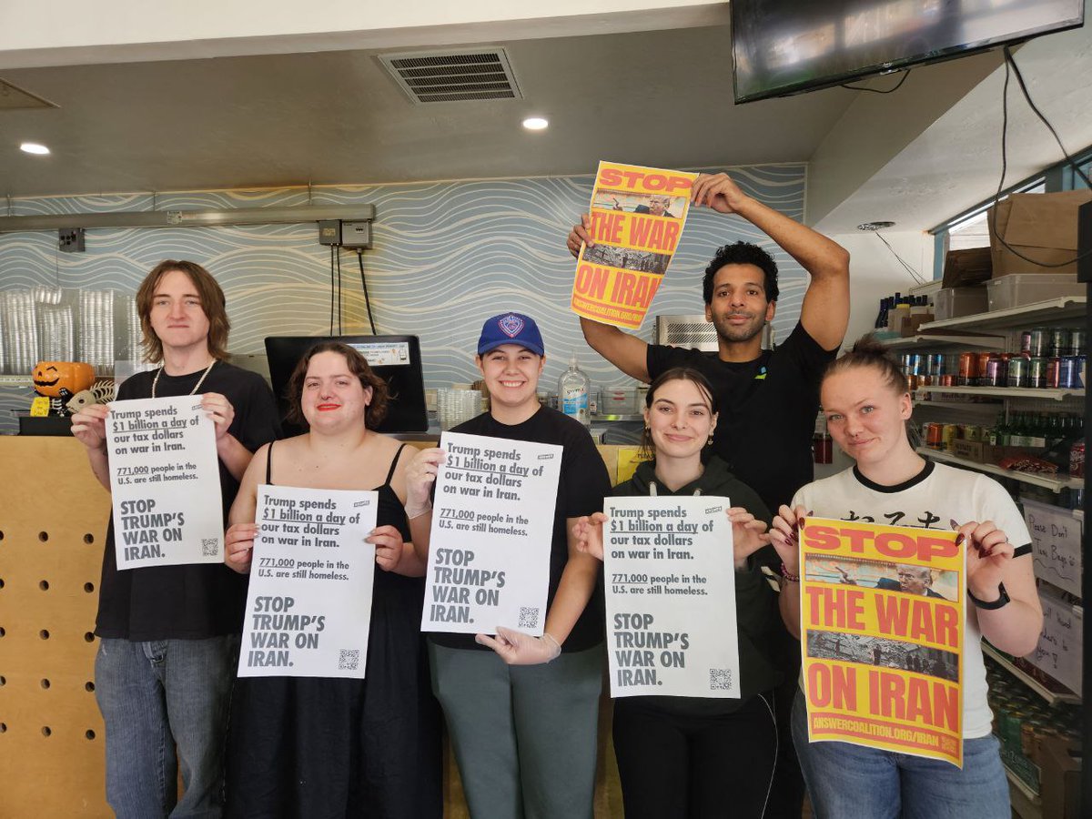 ANSWER Coalition tweet media