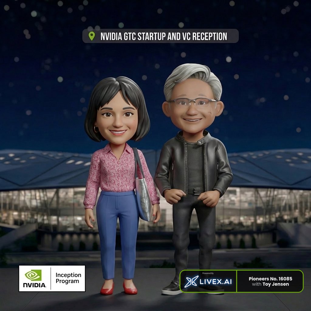 AliciaV_0726's tweet photo. Kicked off GTC in good company :) #GTC2026 #nvidia #sharpa https://t.co/afNE50SXES