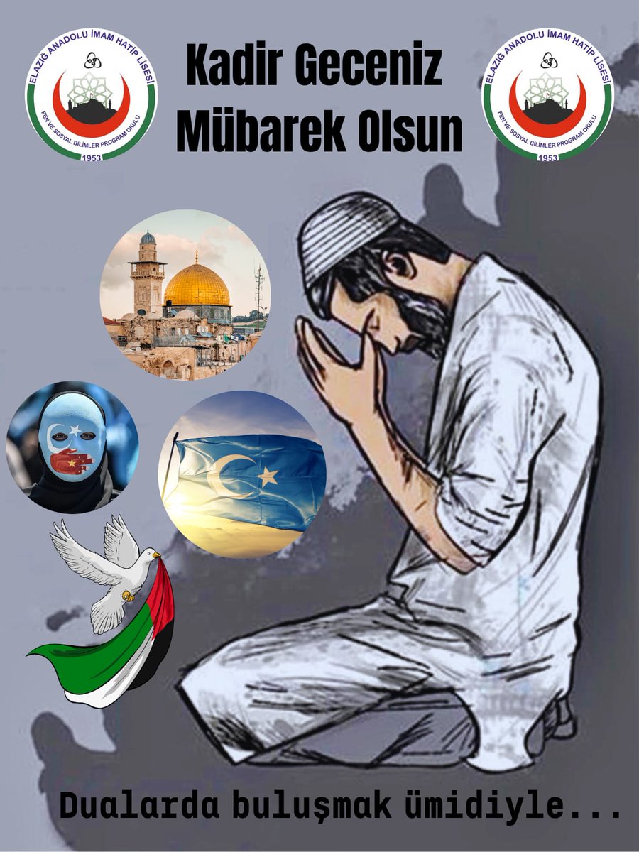ElazigImam's tweet photo. Bin aydan daha hayırlı olan Kadir Gecesi’ni idrak etmenin huzurunu yaşıyoruz.
Bu mübarek gecenin; rahmet, mağfiret ve bereketinin üzerimize olmasını, yapılan ibadet ve duaların Yüce Allah katında kabul olmasını niyaz ediyoruz.
Kadir Gecemiz mübarek olsun. https://t.co/GsAv7O6I6q