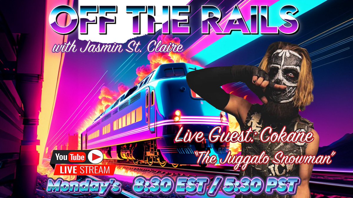 jasminstclaire's tweet photo. Tonight! Join me and my guest #cokane the juggalo snowman at 830pm est for a fun livestream!! There will be giveaways too!!
https://t.co/NWF4EX6T8s https://t.co/5RP5W8TXbP