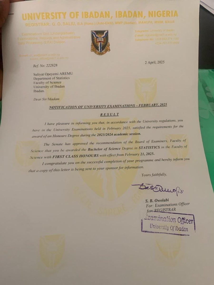 Aremu Suliyat Opeyemi tweet media