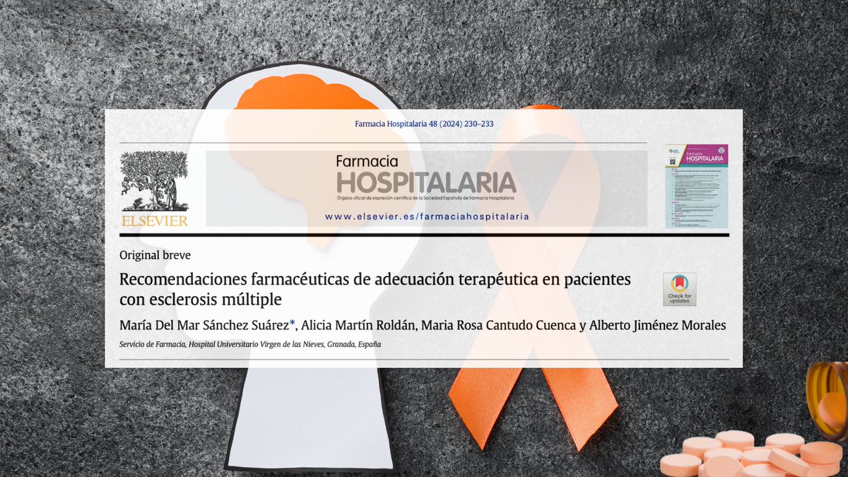 Recomendaciones farmacéuticas de adecuación terapéutica en pacientes con esclerosis múltiple <a href="/GEAFEN_SEFH/">GEAFEN</a> #RevistaFarmaciaHospitalaria #HospitalPharmacy revistafarmaciahospitalaria.es/es-recomendaci…