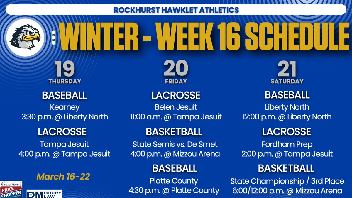 Rockhurst HS Athletics tweet media