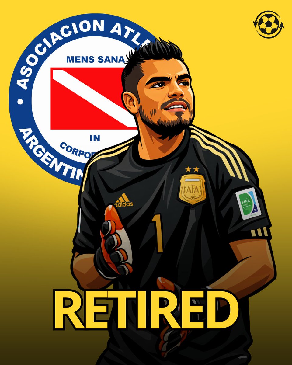 DeadlineDayLive's tweet photo. 🚨 𝗕𝗥𝗘𝗔𝗞𝗜𝗡𝗚: Former Manchester United goalkeeper Sergio Romero has retired from football and now will launch his coaching career - he wants to be a Head Coach, not a goalkeeping coach.

During his time at Manchester United he was widely regarded as the 'Best No.2 in the World'. 

He made 96 caps for Argentina.

(Source: @Cristoffede)