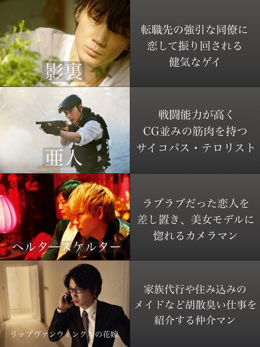 「こんな役もやってたの!?」な綾野剛が観れる映画