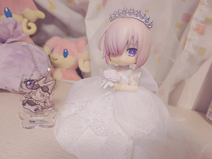 ぼくはどーるのマシュに花嫁衣装着ていただいたこと、あるんで