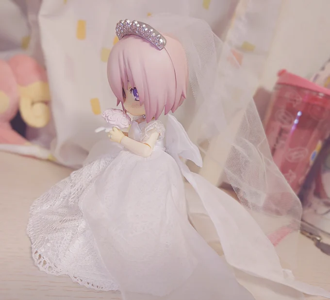 ぼくはどーるのマシュに花嫁衣装着ていただいたこと、あるんで