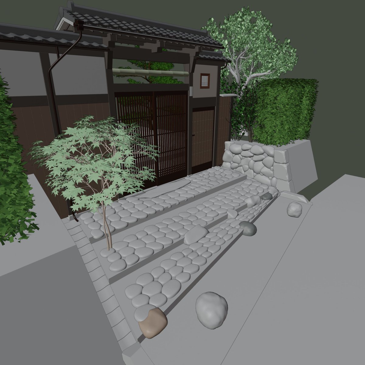 Blender Uncle -趣味として始めたよ- tweet media