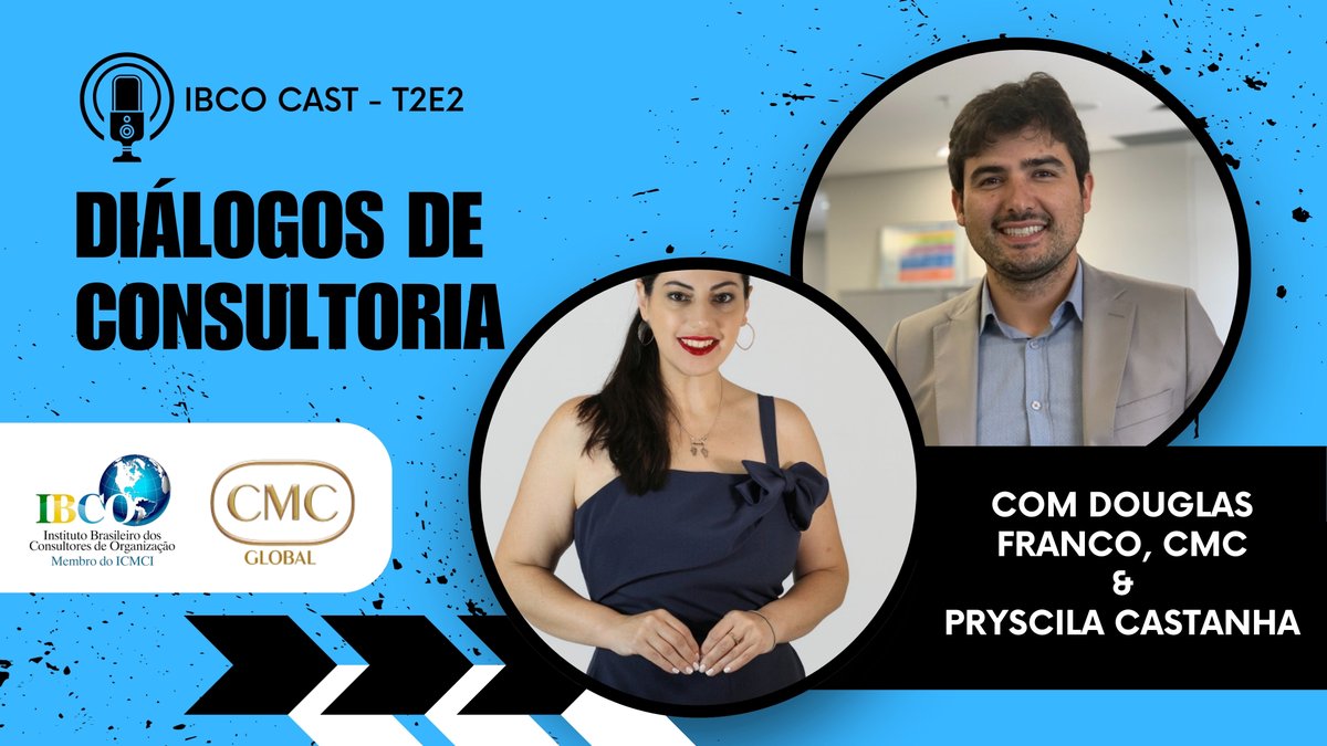 IBCOBRAS's tweet photo. Novo episódio do IBCO Cast no ar em 17/03, às 19h! Douglas Franco recebe Pryscila Castanha para uma conversa sobre trajetória profissional, consultoria, tecnologia e resultados em projetos na área contábil. 

Assista em: https://t.co/Mhm2hlz3qj

#IBCO #IBCOCast #Consultoria https://t.co/9V9LO93f6q