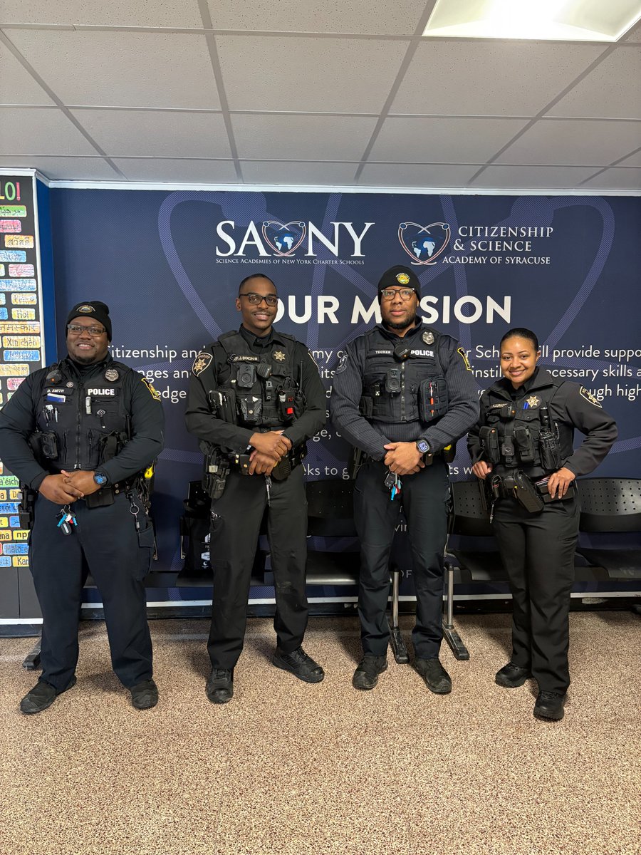 Thank you to Deputy Dixon III &amp; Deputy Flournory from the Onondaga County Sheriff’s Office for returning to #CSASCS to speak with our #CSASAtoms. Your time, insights &amp; commitment help build trust, strengthen community relationships &amp; inspire our future leaders.

<a href="/CharterEmpire/">Empire Charter Consultants</a>