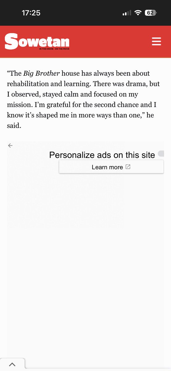 Mmeli in a interview: “There’s a genuine connection between us. Initially we agreed not to pursue a relationship but a few days in we connected. Outside opinions don’t affect us. It’s a relationship between Thandeka and me, and I trust her. Not only is she beautiful, intelligent