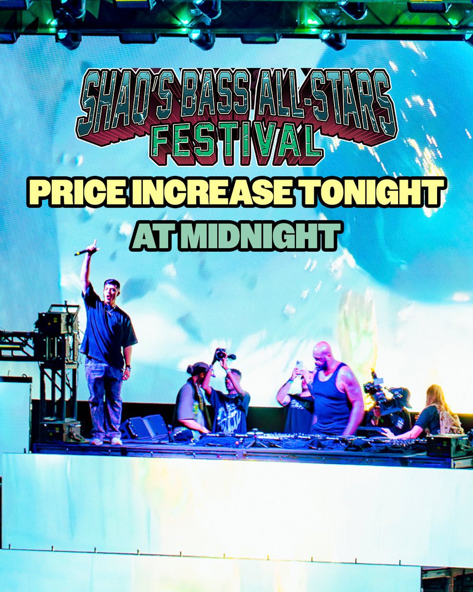 Shaq's Bass All Stars Festival tweet media