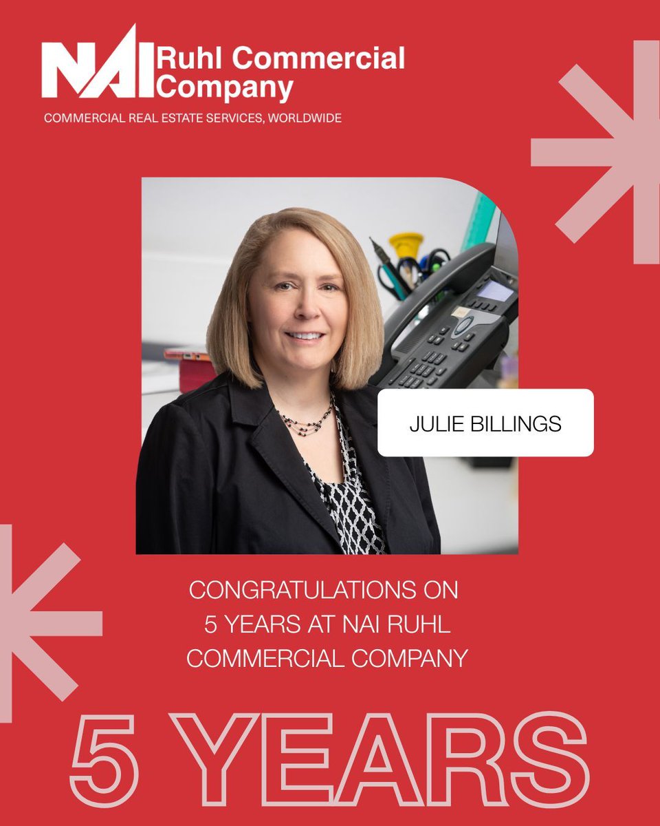 Thank you for building strong relationships with our clients and representing our team with excellence. Congratulations on 5 years!🎉 

#workanniversary #NAIGlobal #cre #propertymanagement #customerservice