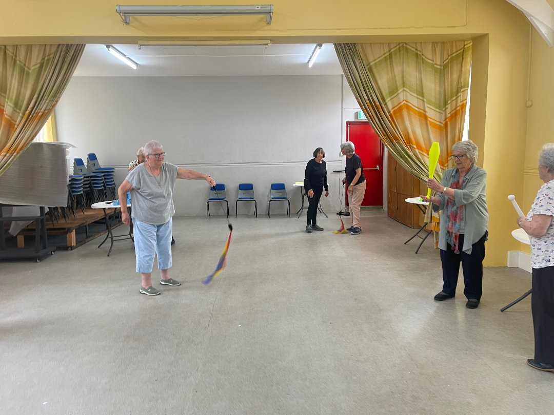 Stepping On Social runs every Wednesday, 2–4pm at The Institute, Grays Road, Grangefield.
Chair-based or chair-supported exercise, friendship and refreshments.

£5 per session | Newcomers always welcome.