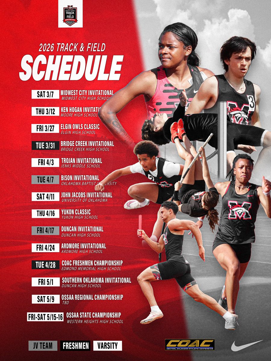 Mustang Track and Field tweet media