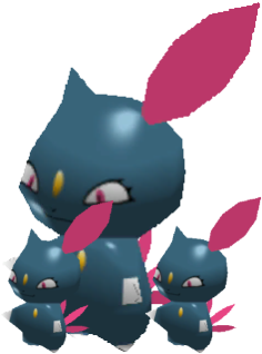 Forgot saturday and sunday so heres todays sneasel and two sneaslings