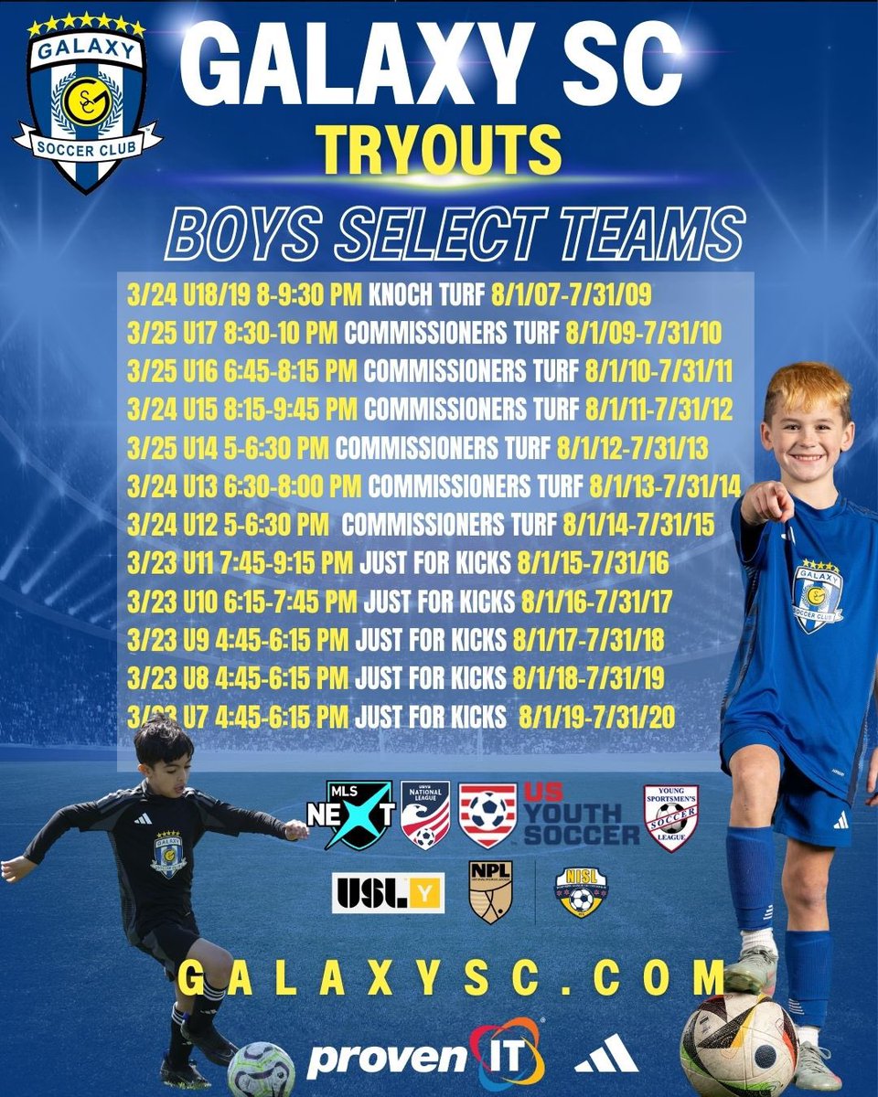 Galaxy Soccer Club tweet media