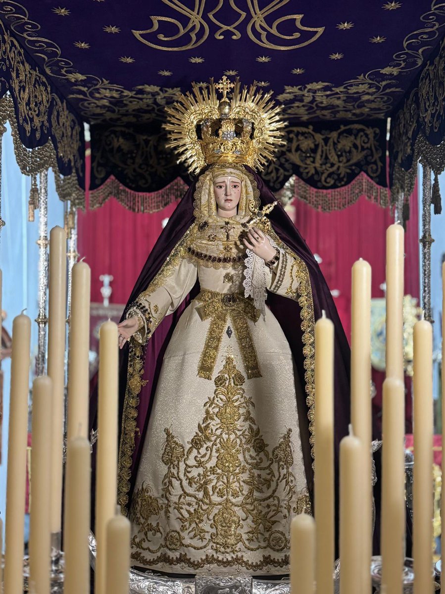 NazarenoViso's tweet photo. MARÍA SANTÍSIMA DEL MAYOR DOLOR Y TRASPASO EN SU PASO DE PALIO

Desde el día de hoy María Santísima del Mayor Dolor y Traspaso se presenta ante su pueblo en su paso de palio, dispuesta para la Estación de Penitencia del próximo Viernes Santo. https://t.co/HSeregUmt3