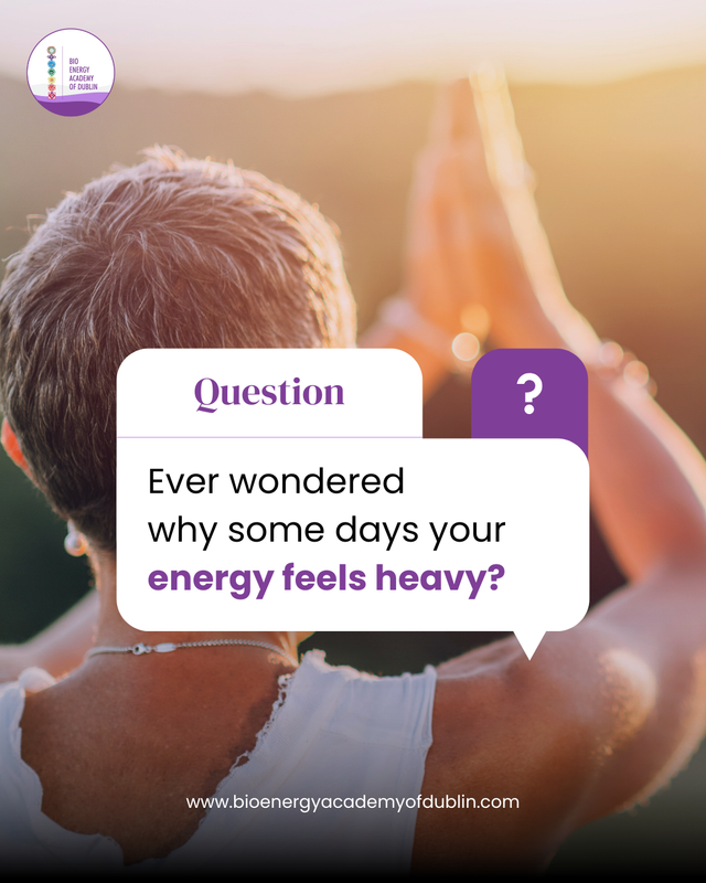 BioDublin's tweet photo. ✨ Ever wondered why some days your energy feels blocked or heavy? 🌿

Through Bio Energy, we can help identify where energy is stagnant in the body, emotions, or mind. https://t.co/nNEHrxOvFP