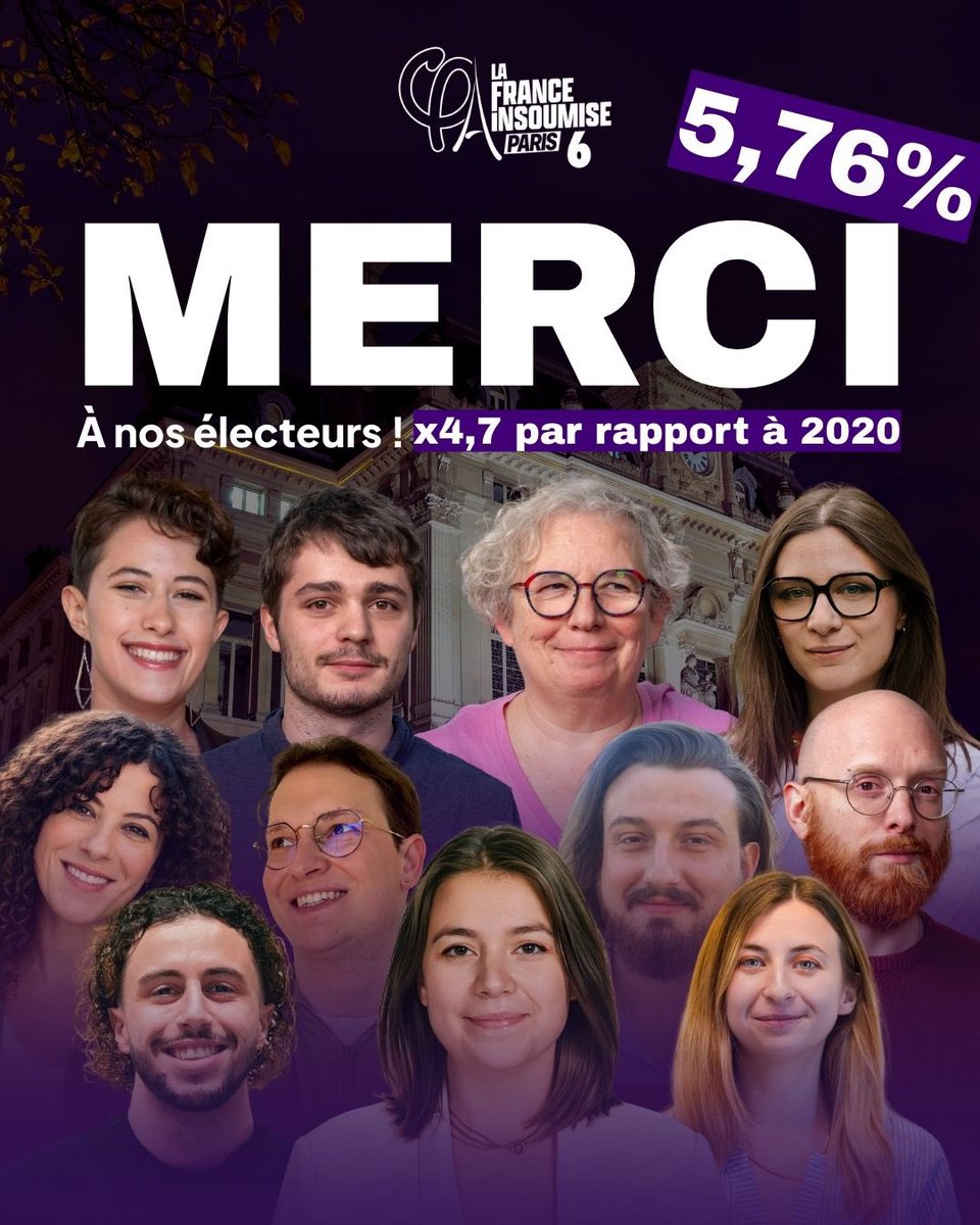 LFI Paris 6e tweet media