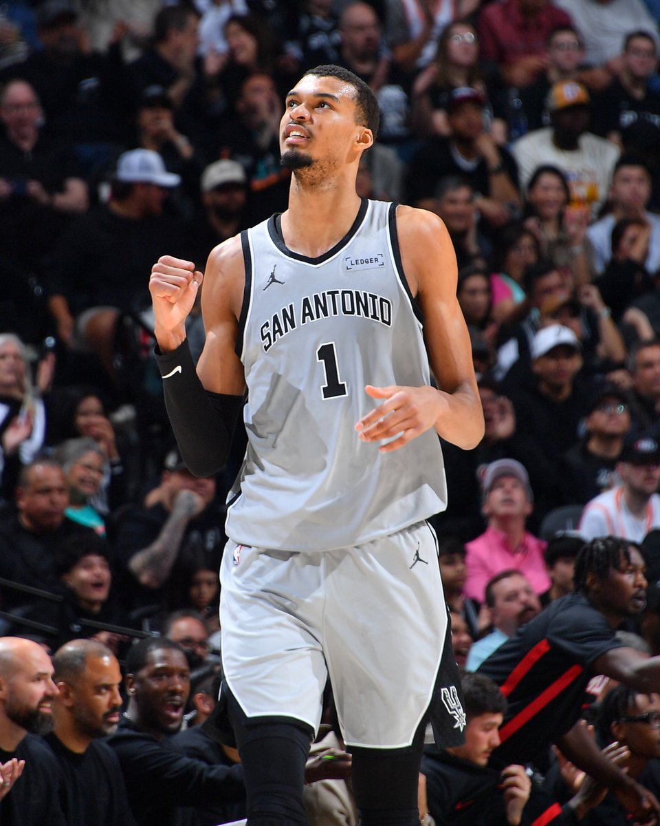 SPURS SURGE TOWARD 50: The San Antonio Spurs, winners of 17 of their last 19 games, go for their 50th win of the season tonight when they visit the LA Clippers at 10pm/et on Peacock. San Antonio has already improved its win total by 15 games from last season and is one victory