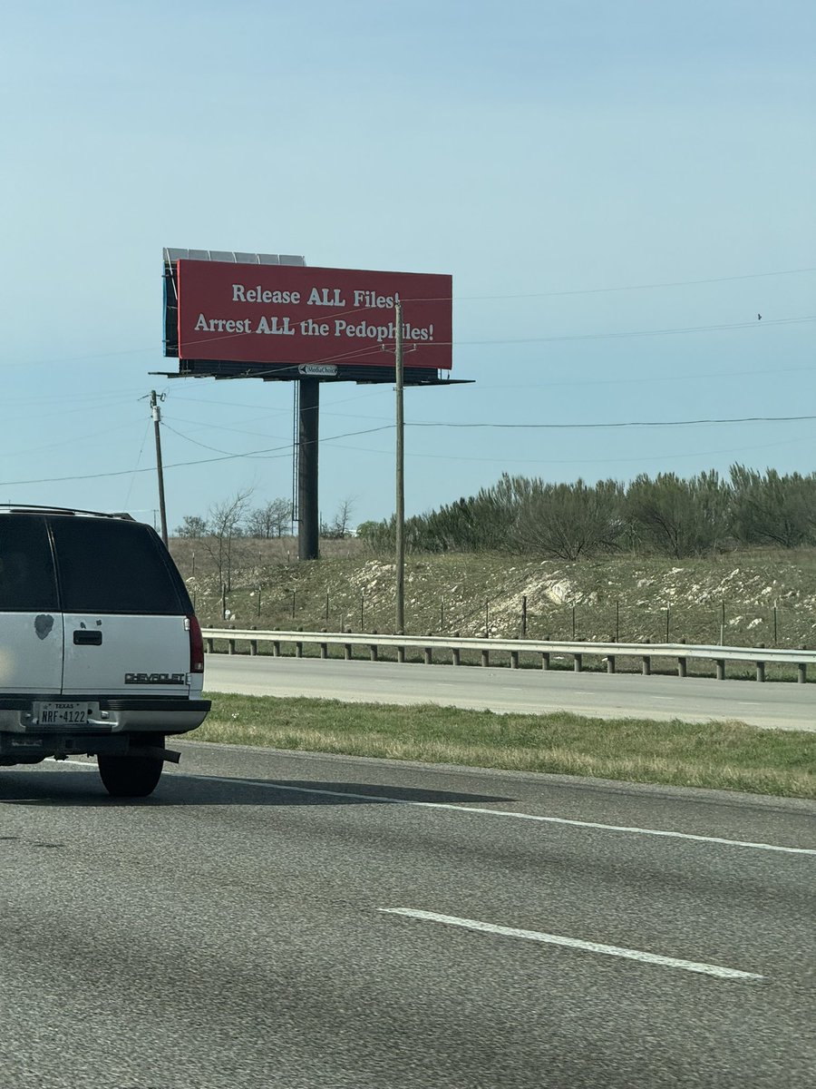 Seen on I-35 between Austin and Dallas

Even Texas is tired of Trump