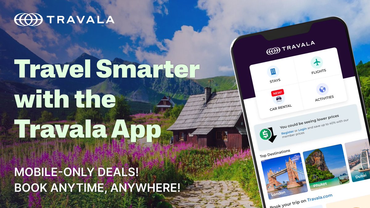 Still booking on desktop? You're doing it wrong 🛑

Get the Travala App, access exclusive mobile deals, and book your next flight while you're waiting for your coffee. ☕️✈️

Travel smarter! Get it now: travala.com/app