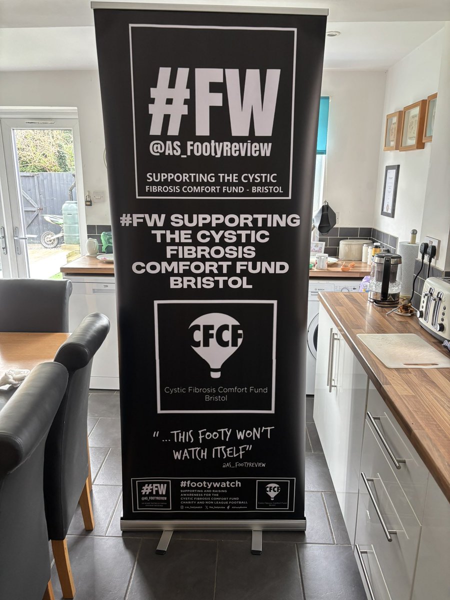 AS_FootyReview's tweet photo. First of the pop up banners have arrived for the #FW Ball…. Just waiting for the sponsor ones now, really pleased with these!! 🙌🏼🖤🤍 #FW #CharityBall #SupportingCF https://t.co/GEFPwudnML
